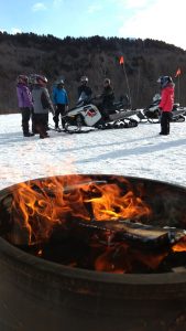 Snowmobile Vermont_Fire Pit